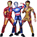 Pikkukuva 3 / 5: Halloween Lihasasu Cosplay Lasten Hulk-asu Avengers Anime-asu (Lihas Deadpool) M