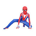 Miniatyrbilde 6 av 6: Spiderman Advanced Suit Cosplay Kostyme Party Jumpsuit Passform Z 120CM