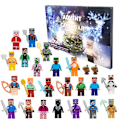 Miniatyrbillede 4 af 4: Minecraft Adventskalender Julegave Sæt, Nedtællings Eventyr Gaveidé, Daglig Samler Overraskelse-Xin