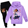 Pikkukuva 1 / 2: Magic House Encanto -paita ja housut -setti - violetti 140cm