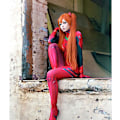 Miniatyrbild 3 av 3: Anime Eva Cosplay Kostym Bodysuit Asuka Tights Maillot Ayanami Langley Hallowen Partyduk White White 2XL