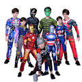 Pikkukuva 2 / 5: Halloween Lihasasu Cosplay Lasten Hulk-asu Avengers Anime-asu (Lihas Deadpool) M