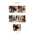 Miniatyrbilde 2 av 2: Vintervarme Leggings Dame Tykk Fleece Leggings Høy Midje Transparent Bla Yl Transparent Bla Z transparent black 320g without socks