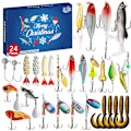 Miniatyrbillede 1 af 4: 2024 Fiske Lokke Adventskalender, Fiskeudstyr Adventskalender - Adventskalender Fiske Lokke | Fiske Jul Nedtælling Fiske Lokke Sæt Z