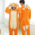 Pikkukuva 5 / 5: Charmander Aikuisten Onesie-Puku Pyjama Kirjaviikko Cosplay Keltainen 110 Ruskea Punainen Brown Red M