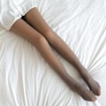 Miniatyrbilde 2 av 4: Vintervarme Leggings Dame Tykk Fleece Leggings Høy Midje coffee Yl coffee Z coffee 80g without socks