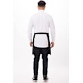 Miniatyrbillede 2 af 5: Unisex Halv Bistro Server Forklæde Black