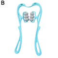 Miniatyrbillede 1 af 8: Håndholdt nakkemassager til nakke, skuldre og triggerpunkter blue 1pcs