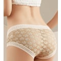 Miniatyrbild 5 av 5: Hög elasticitet midjehöga damtrosor för flickor och kvinnor tunna triangelshorts fyra stycken i ett set. M