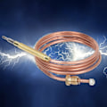 Miniatyrbillede 3 af 9: Femdelt gas komfur universel termoelement pejs udskiftning kit adapter med møtrikker