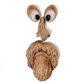 Miniatyrbild 1 av 3: Trä - ansikte Hartsprydnader med Bark och Glödande Funktioner: En Kreativ Påsk utomhusdekoration! Förvandla din utomhusmiljö med dessa Spöklika