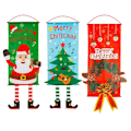Miniatyrbild 2 av 3: Juldekorationer dörrset julhus bakgrundsbanner C
