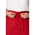 Miniatyrbillede 5 af 7: Unisex Halv Bistro Server Forklæde Red