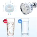 Miniatyrbillede 2 af 6: 360 Graders Drejeligt Vandhane Filter, Vandhane Filter Vandrenser Vandhane Filter Rensning til Køkken og Badeværelse 10 pcs Filter Cartridges