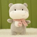 Miniatyrbild 2 av 4: Plush Leksak Cartoon Hippo Fylld Djur Mjuk Leksak 23cm