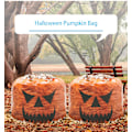Miniatyrbilde 5 av 5: Store Hageposer med Gresskar-Motiv - 9 stk Halloween Bladposer, Utendørs Halloween Gresskar Søppelposer med Twist-Lås, Hageposer for Halloween på Bakken