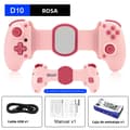 Miniatyrbillede 8 af 10: D10 Sort Trådløs Spilcontroller Kompatibel med Switch, Android, iOS og Tablet, Multiplatform Streaming Gamepad