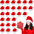 Miniatyrbild 1 av 6: Tomtehattar i Bulk för Vuxna, 12 st Julklappar för Vuxna, Universal Passform Plus Storlek, Perfekta Julfesttillbehör 24 st 24pcs-13"x15"