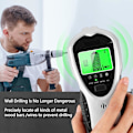 Miniatyrbillede 3 af 5: Vægscanner Materialdetektor, Konstruktionsdetektor med LCD-lysindikator og lydadvarsel, Detekterer metaller, elektriske ledninger, træstolper i vægge
