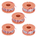 Miniatyrbillede 3 af 9: 5 stk. græstrimmer spoleudskiftning til WORX WG150E WG151E WG154E WG155E WG157E WG160E WG163E
