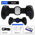 Miniatyrbillede 9 af 10: D10 Sort Trådløs Spilcontroller Kompatibel med Switch, Android, iOS og Tablet, Multiplatform Streaming Gamepad