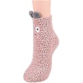 Pikkukuva 3 / 6: Pehmeät ja lämpimät tossusukat naisille - Superpehmeät mikrokuidut, mukavat nukkumissukat, 6 tai 5 paria 5 Pairs Cute Emotion