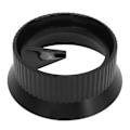 Miniatyrbillede 9 af 9: Kaffefordeler til seks personer, stænksikker doseringsbeholder og pulverring, egnet til enkelt- og dobbeltventilkaffeudstyr, sort 300 ml Black 300ml