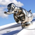 Miniatyrbild 3 av 3: Silver Fierce Duck Dekoration: En 15*7*10cm Prydnad! Den Arg Anden Huvuddesign för Bil och Heminredning, Lägger Till en Touch av Vildhet