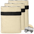 Pikkukuva 1 / 6: Parannettu ulkohanapeite talvea varten, 5,5\" L x 7,1\" K Ulkohanapeite pakkasensuojaus, letkun liitäntäpeitteet (Beige, 3 kpl)