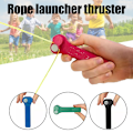 Miniatyrbillede 3 af 4: Sjov lynlås reb launcher propel lynlås reb controller elektrisk legetøj sort black