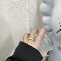 Miniatyrbilde 2 av 3: Dobbel swirl ring, gull, 1 stk