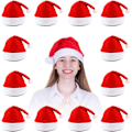 Miniatyrbild 1 av 6: Tomtehattar i Bulk för Vuxna, 12 st Julklappar för Vuxna, Universal Passform Plus Storlek, Perfekta Julfesttillbehör 12 st 12pcs-13"x15"