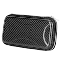 Miniatyrbillede 8 af 9: Kulfiber Business Wallet Bærbar Lynlås Wallet Kortholder Taske 21x11x3.5cm Sort Black