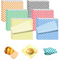 Miniatyrbild 1 av 4: 240 Ark Set Square Torr Vaxad Delipapper Sandwichpapper Matpapper Vaxad Delipapper 6 Färger