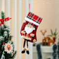 Miniatyrbillede 1 af 3: Jule-strømper bruges til at fylde og hænge julepynt. A