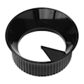 Miniatyrbillede 4 af 9: Kaffefordeler til seks personer, stænksikker doseringsbeholder og pulverring, egnet til enkelt- og dobbeltventilkaffeudstyr, sort 300 ml Black 300ml