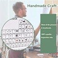 Miniatyrbilde 5 av 6: Periodisk system Akryl Periodisk bord Skrivebordsdisplay med ekte grunnstoffer Barn Undervisningsgaver Kjemisk element Hjem SMALL