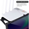 Miniatyrbillede 5 af 5: 2 stk. TV-Tophylde Skærmbord Justerbar Monitor Tophylde TV-Top Opbevaringsbeslag Computerskærmbord til Mobiltelefonholder, Mediebokse 21.5*11.3cm