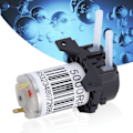 Miniatyrbillede 6 af 9: Højre vinkel selvpumpende minipumpe peristaltisk pumpe med silikoneslange til eksperiment (24V) sort