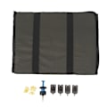 Miniatyrbillede 1 af 9: 3-lags foldbar fiskebeskyttelsessvamp pude med insektklemme fiskeri pull-out madding bur sæt