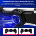 Miniatyrbillede 5 af 10: D10 Sort Trådløs Spilcontroller Kompatibel med Switch, Android, iOS og Tablet, Multiplatform Streaming Gamepad