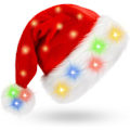 Miniatyrbild 1 av 6: BOSONER Tomtehatt: Julhatt Vuxen - Tomtehatt för Kvinnor och Män - LED Tomtehatt 1 Pack With Led