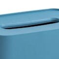 Miniatyrbillede 2 af 5: Multifunktionel skrivebordspapirservietbeholder PP plast ansigtsservietbeholder egnet til stue sofabord køkken badeværelse blå