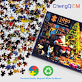Miniatyrbillede 5 af 5: Julekalender Jigsaw Puzzle 1000 Brikker Jule Nedtælling Jigsaw Puzzle Blind Box Legetøj