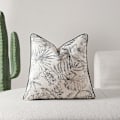 Miniatyrbild 2 av 4: Scandinavisk stil kuddar set, lyxig soffa kudde med fransar, kuddar set för säng, vardagsrum, ryggkudde 45*45cm