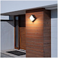Miniatyrbillede 4 af 5: Indendørs/udendørs væglampe, moderne LED-væglampe til soveværelse, Ip65 vandtæt firkant 160*160*100 MM 12W varm hvid