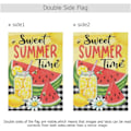 Miniatyrbillede 3 af 6: Glædelig Jul Træ Rød Haveflag Vinter Snefnug Dobbeltsidet Flag 12\" x 18\", Jul Rustik Vinter Sne Ferie Nytår Lille Haveflag Banner Summer Time