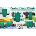 Miniatyrbilde 4 av 5: Tykk frostbeskyttelse for planter, vinterbeskyttelse for planter, frost- og insektbeskyttelse, vind- og glidelås, kaldt dekke 80*100cm