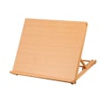 Pikkukuva 1 / 4: Premium-Beech - Puutaulu Monitoiminen Piirustuslevy Teline - Taittuva, Säädettävä 30 * 22cm Mäntydetaljeilla Taiteilijoille