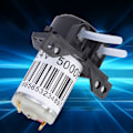 Miniatyrbillede 5 af 9: Højre vinkel selvpumpende minipumpe peristaltisk pumpe med silikoneslange til eksperiment (24V) sort